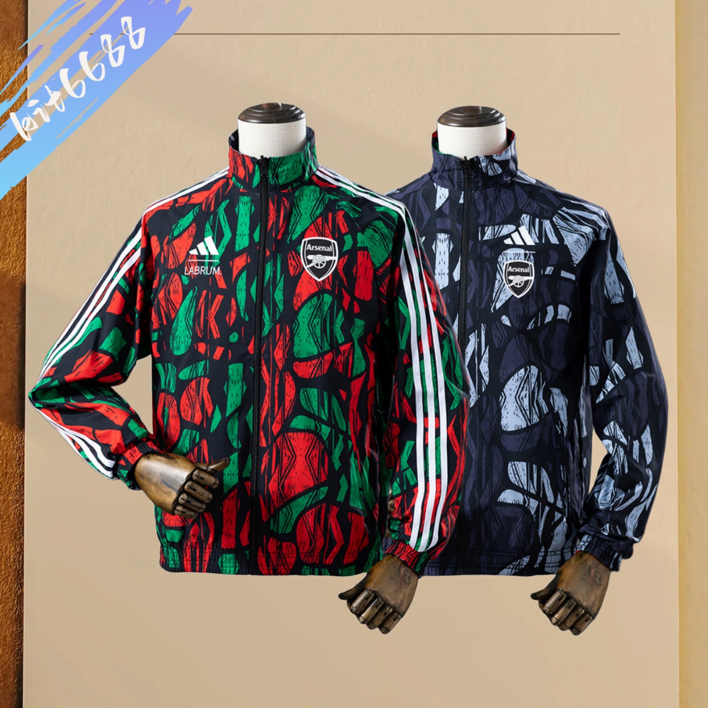 25/26 Arsenal double-sided Windbreaker Jacket