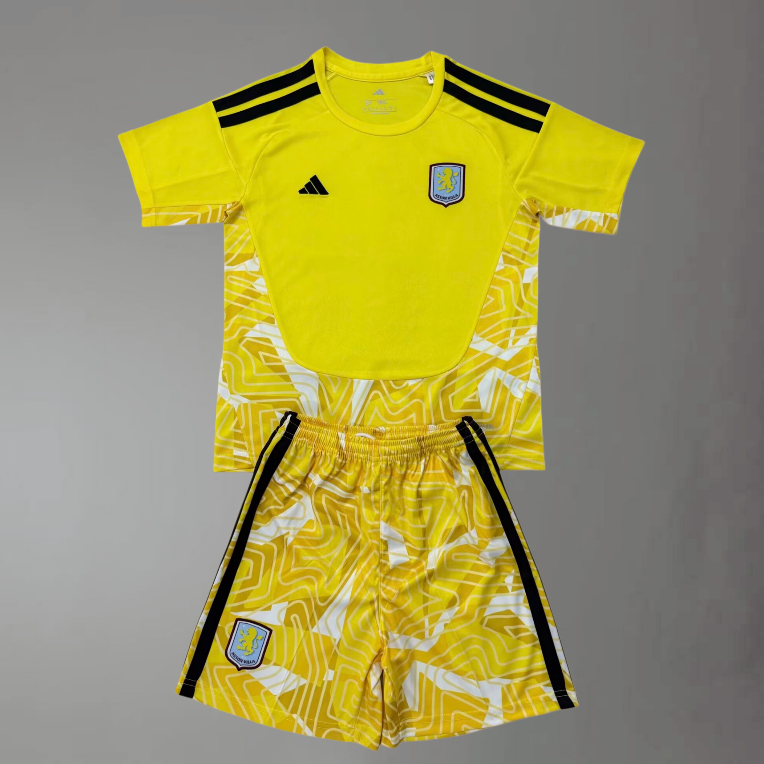 2026/2027 Aston Villa  goalkeeper Football Shirt (version Kids Kit socks）