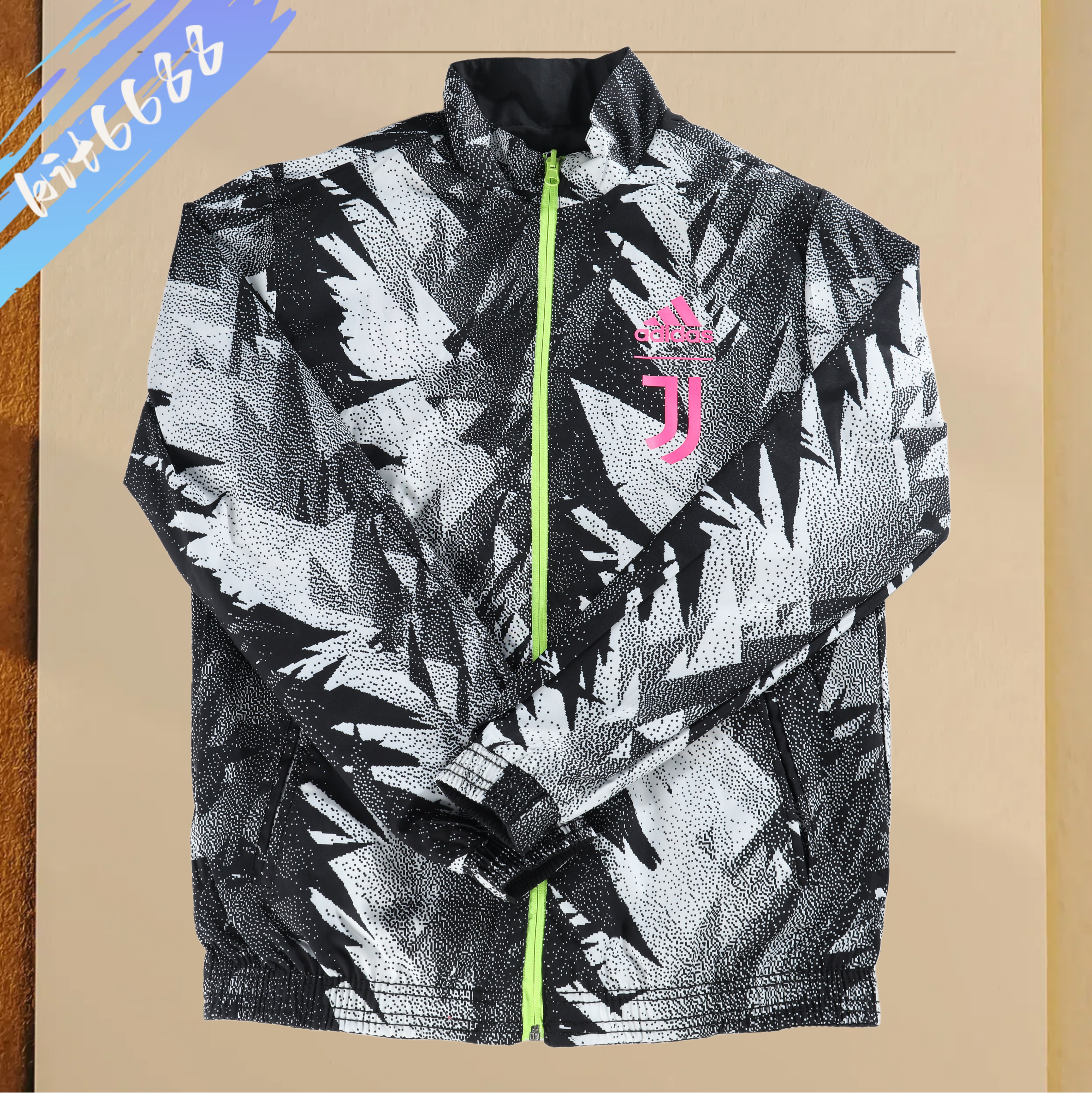 2025/2026 Juventus double-sided Embroidered Football Windbreaker