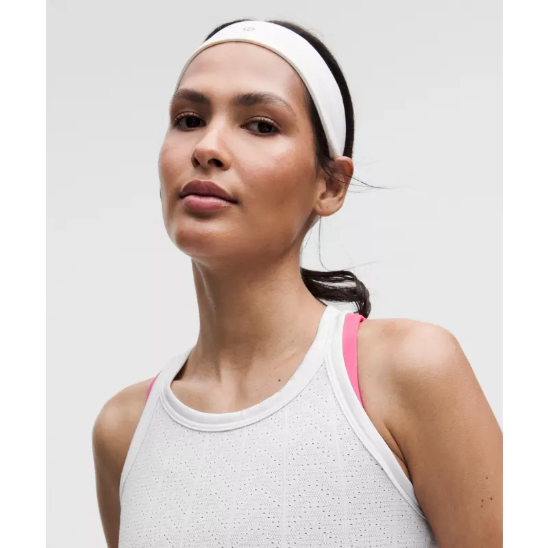 Swiftly Pointelle Cropped Racerback Tank Top