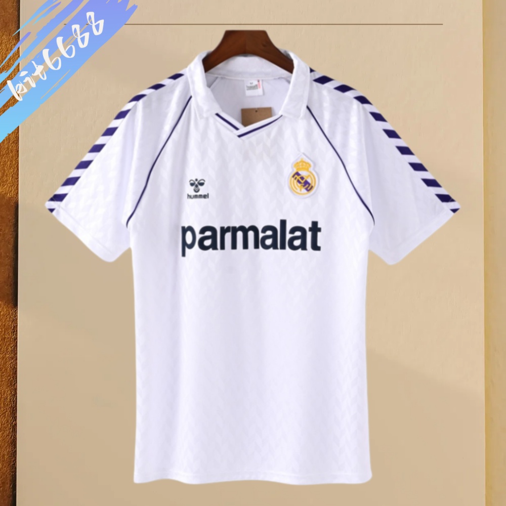 1986/1987 Real Madrid Home Retro Football Shirt