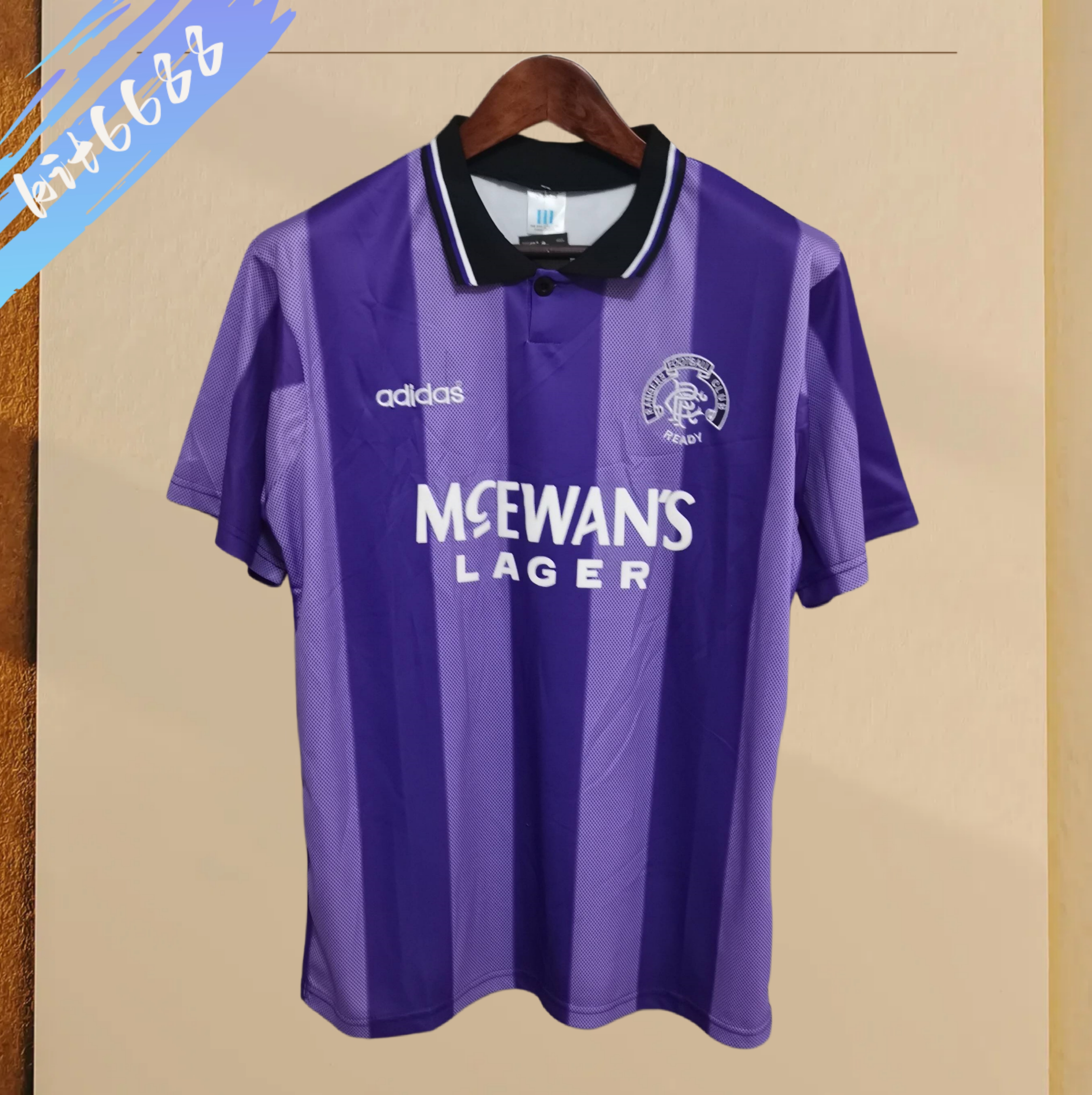 1994/1995 Glasgow Rangers Third Away Retro Football Shirt