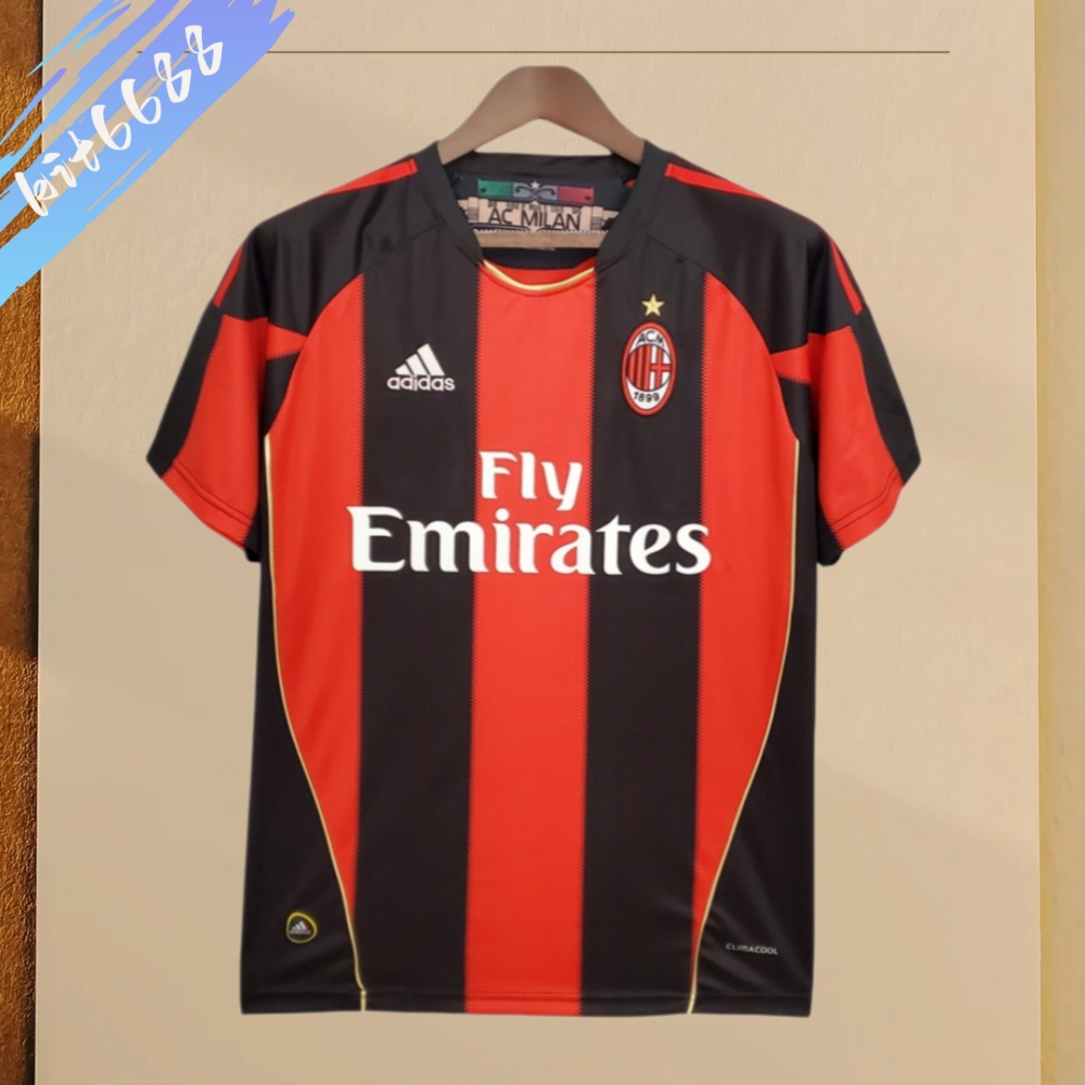 2010/2011 AC Milan Home Retro Football Shirt