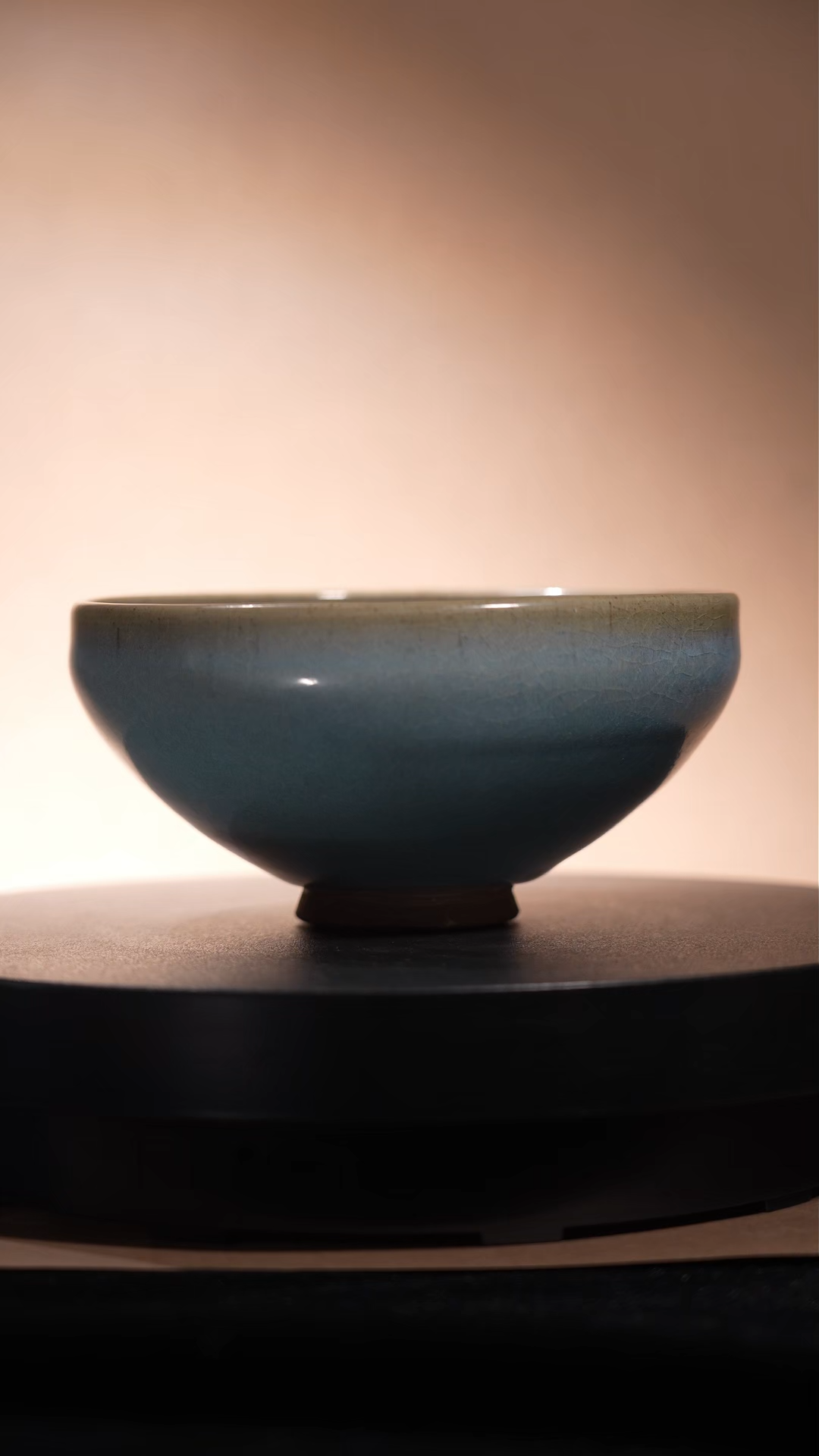 Ancient Chinese Jun Kiln Sky-Blue Glazed Bowl