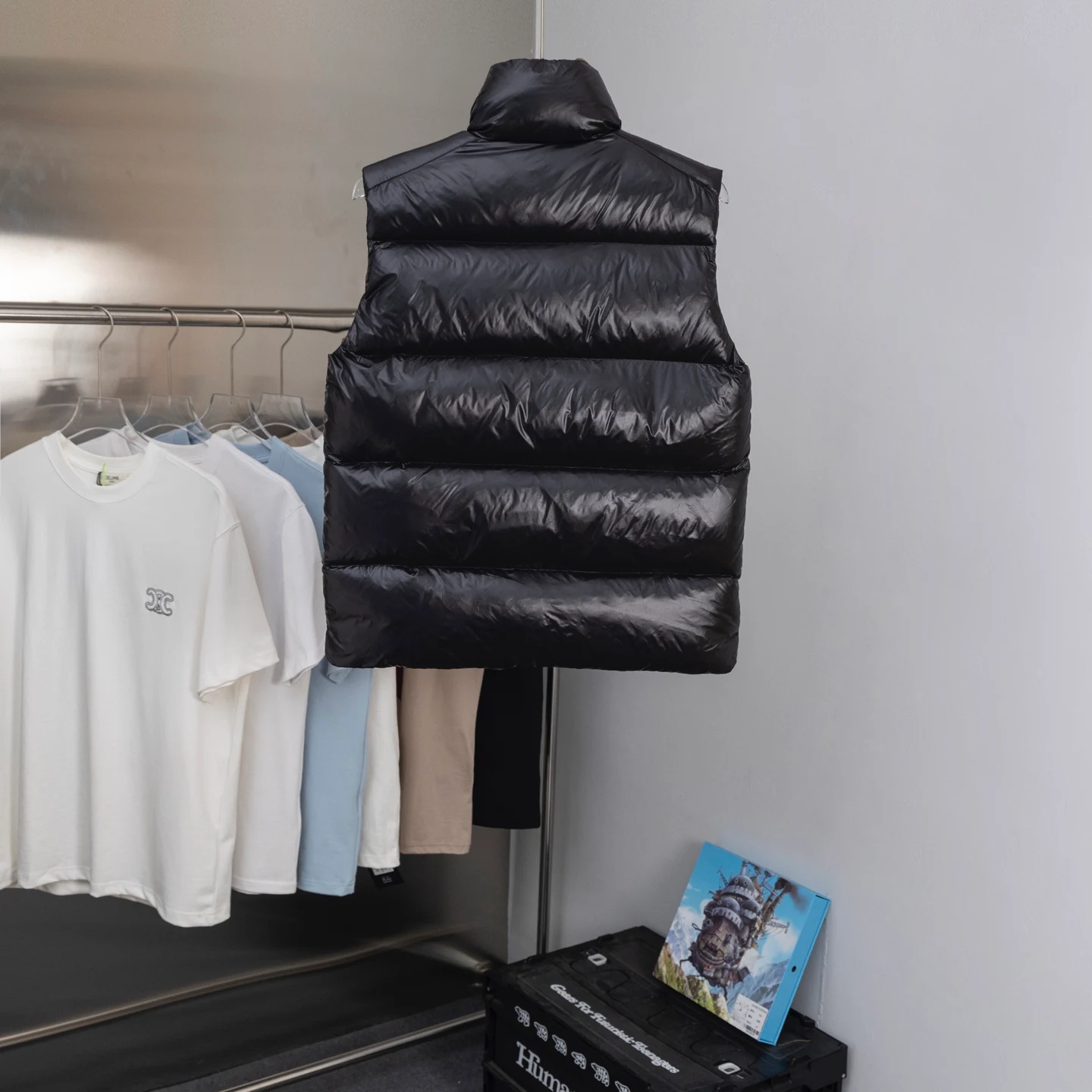 Moncler Lipsi 25FW Steppweste Schwarz Westen BM863561