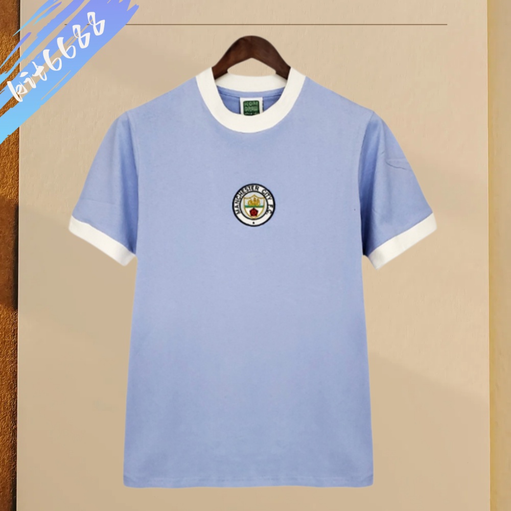 1972 Manchester City Retro Home Football Shirt