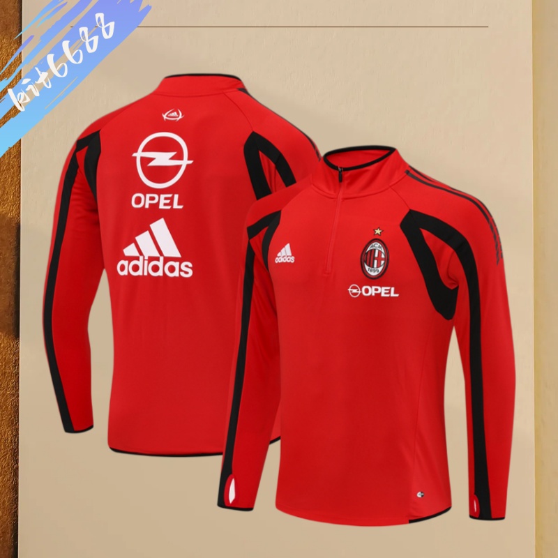 05/06 AC Milan Retro Training Shirt Long Sleeve Football Shirt