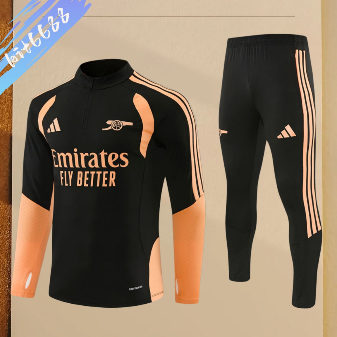 26/27 Arsenal Half Pull Training Uniform (adult Kids Kit)