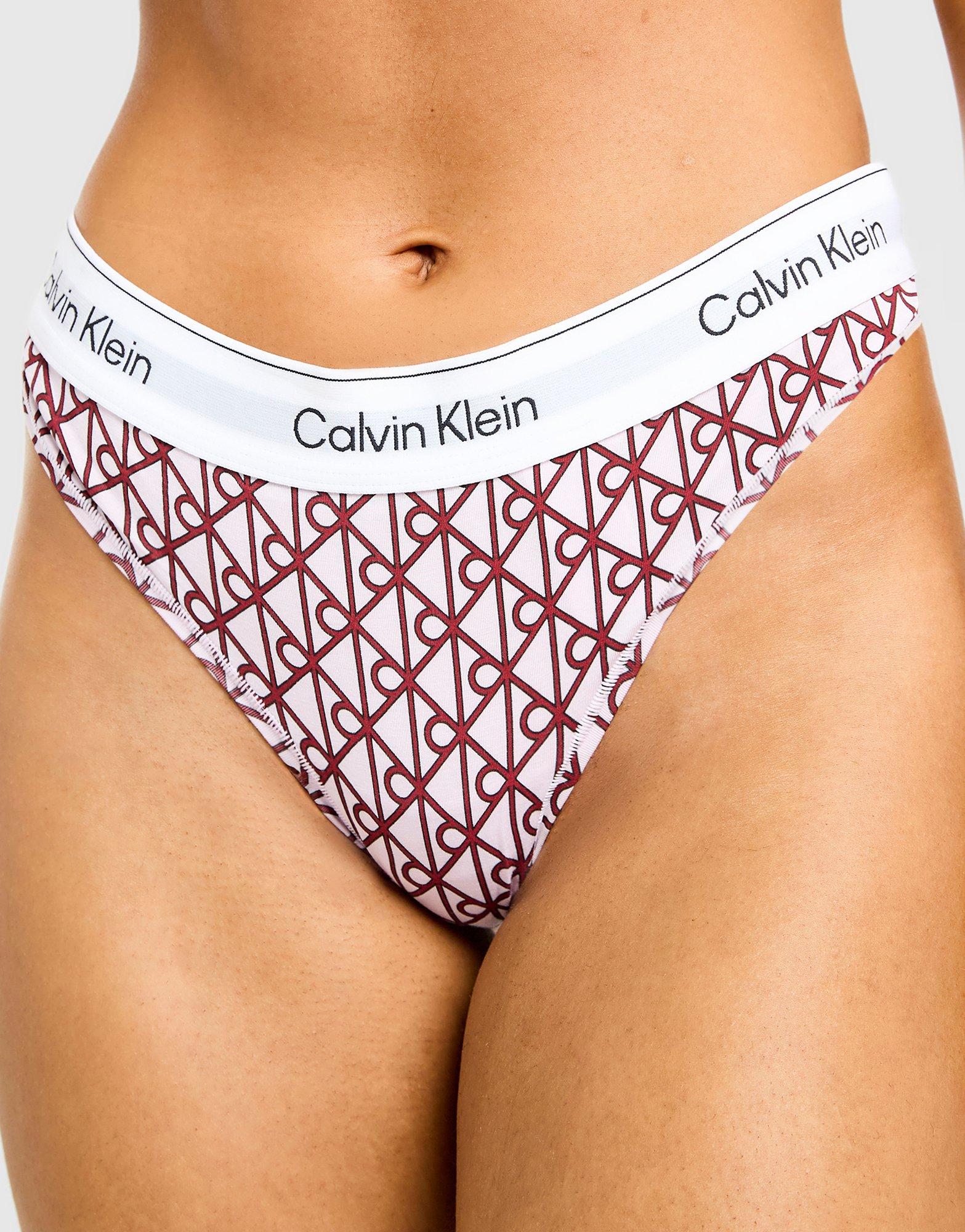 Calvin Klein Underwear Modern Cotton All Over Print String
