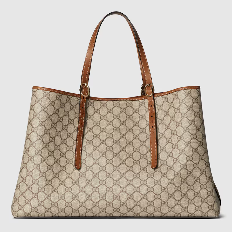 GG Emblem large tote bag