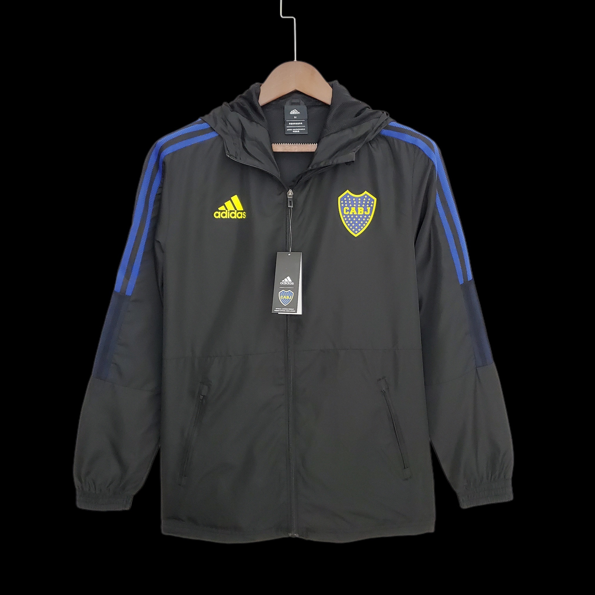2022 Boca Juniors Windbreaker Black