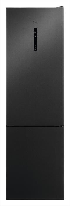 AEG - Frigorifero combinato RCB736E5MB Classe E 379lt-Acciaio inox nero