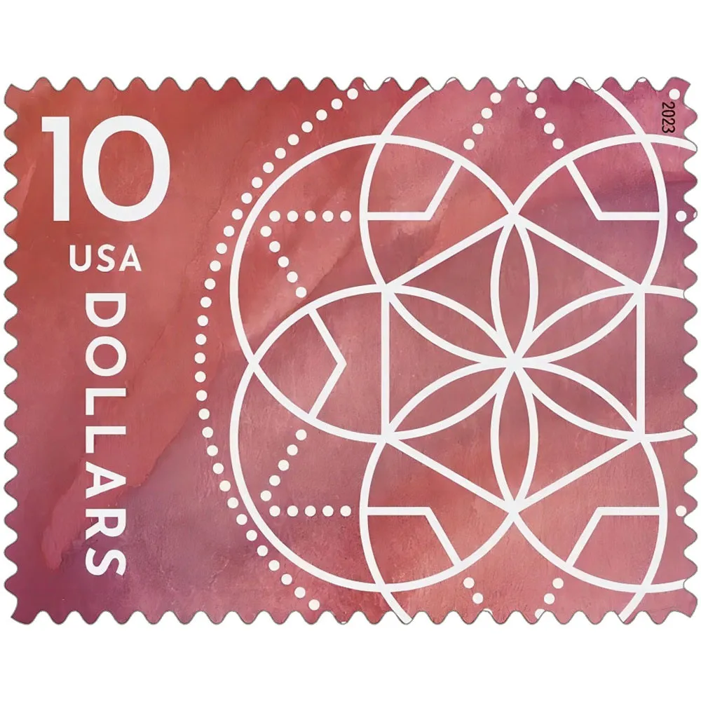 🎁[US FREE SHIPPING]$10 Floral Geometry 2023 - 5 Sheets / 20 Pcs