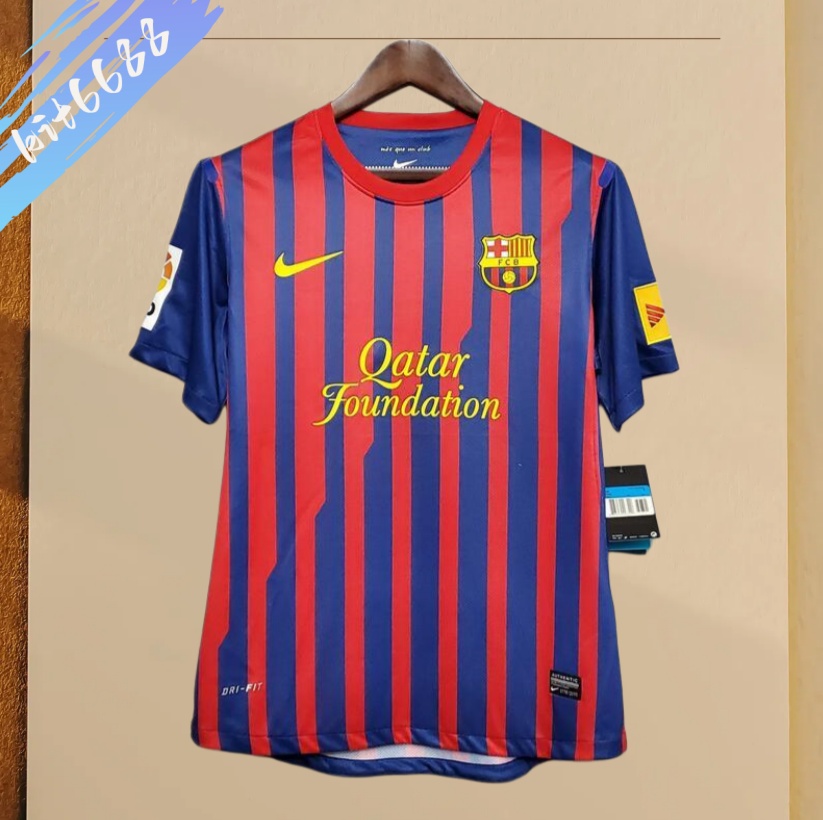 2011/2012 Barcelona home Retro Football Shirt