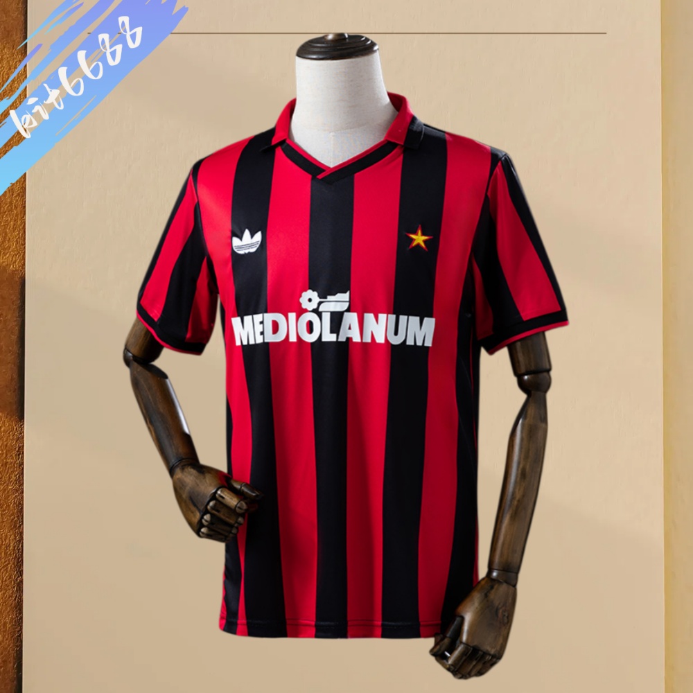 1990/1991 AC Milan Home Retro Football Shirt (Fan Edition)