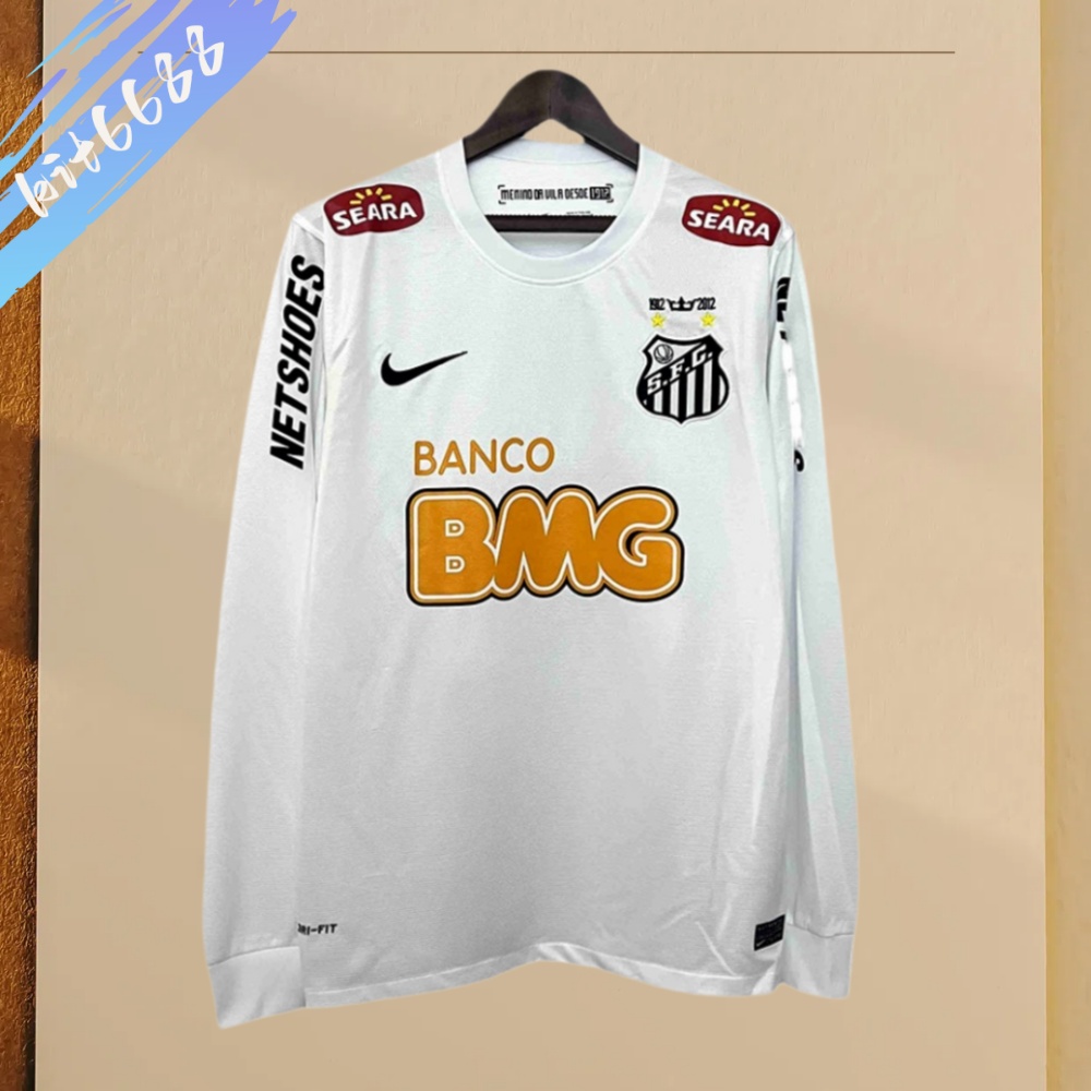 2011/2012 Santos Home Long Sleeve Retro Football Shirt (Retro)