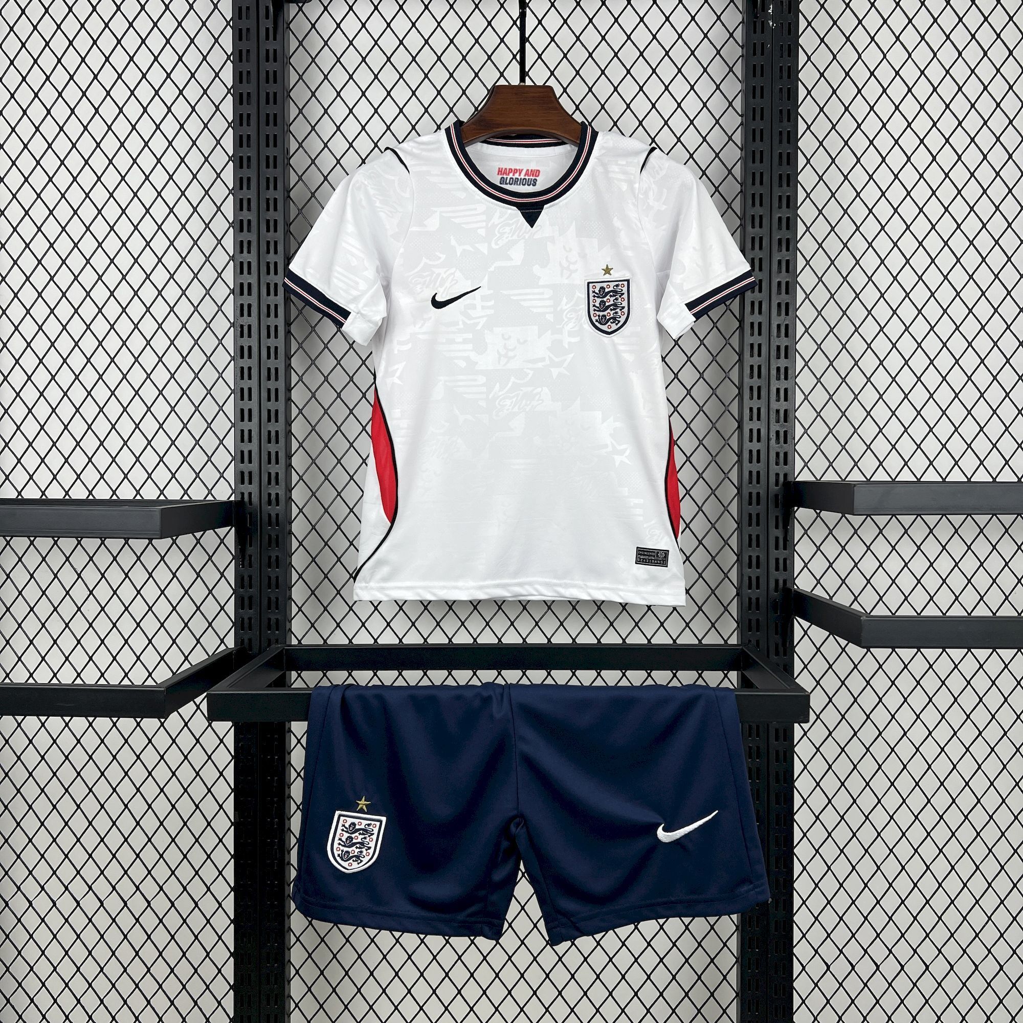 Kids England 2026 World Cup Home Jersey Kit Footy Leaked