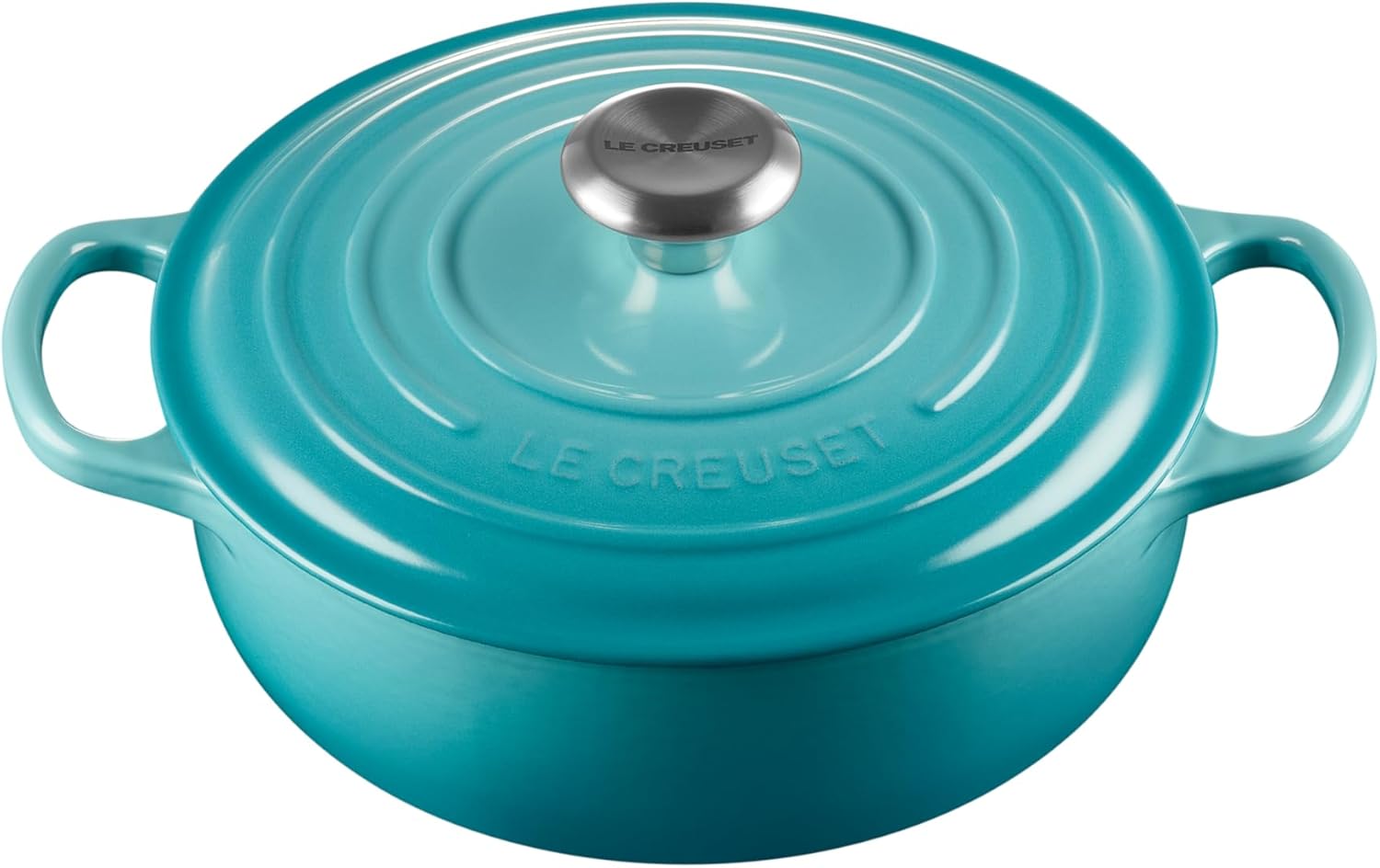 Le Creuset Enameled Cast Iron Signature Sauteuse Oven. 3.5 qt.. White