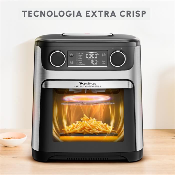 MOULINEX - Friggitrice ad aria AL556DF0-Acciaio Inox