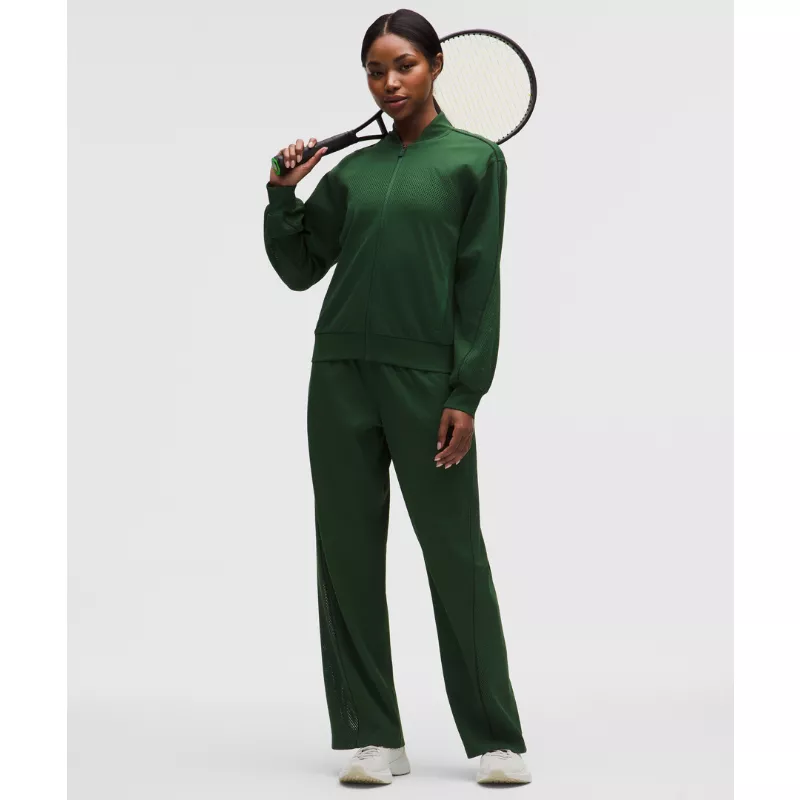 Women's Engineered Knit Mesh Tennis Jacket
