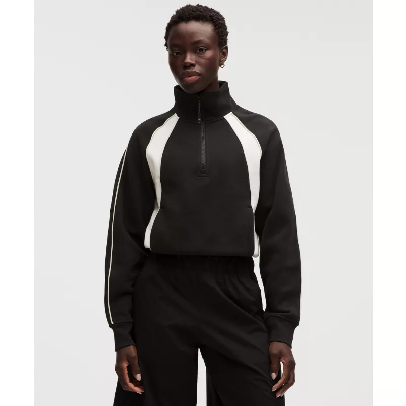 Scuba Relaxed Half-Zip Colourblock