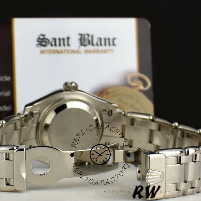 Rolex Pearlmaster 80319 White Roman Dial 29MM Lady Replica Watch