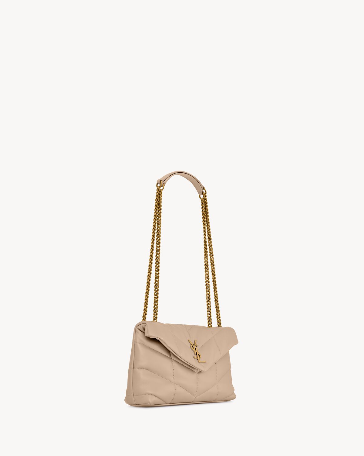 toy puffer in lambskin DARK BEIGE