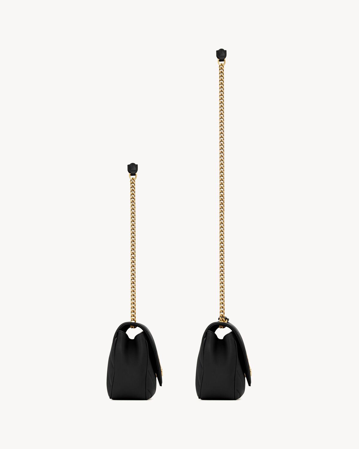 loulou small in matelassé lambskin NOIR