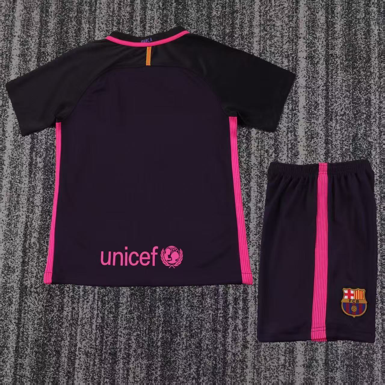 Barcelona 16 17 away Champions League retro kit