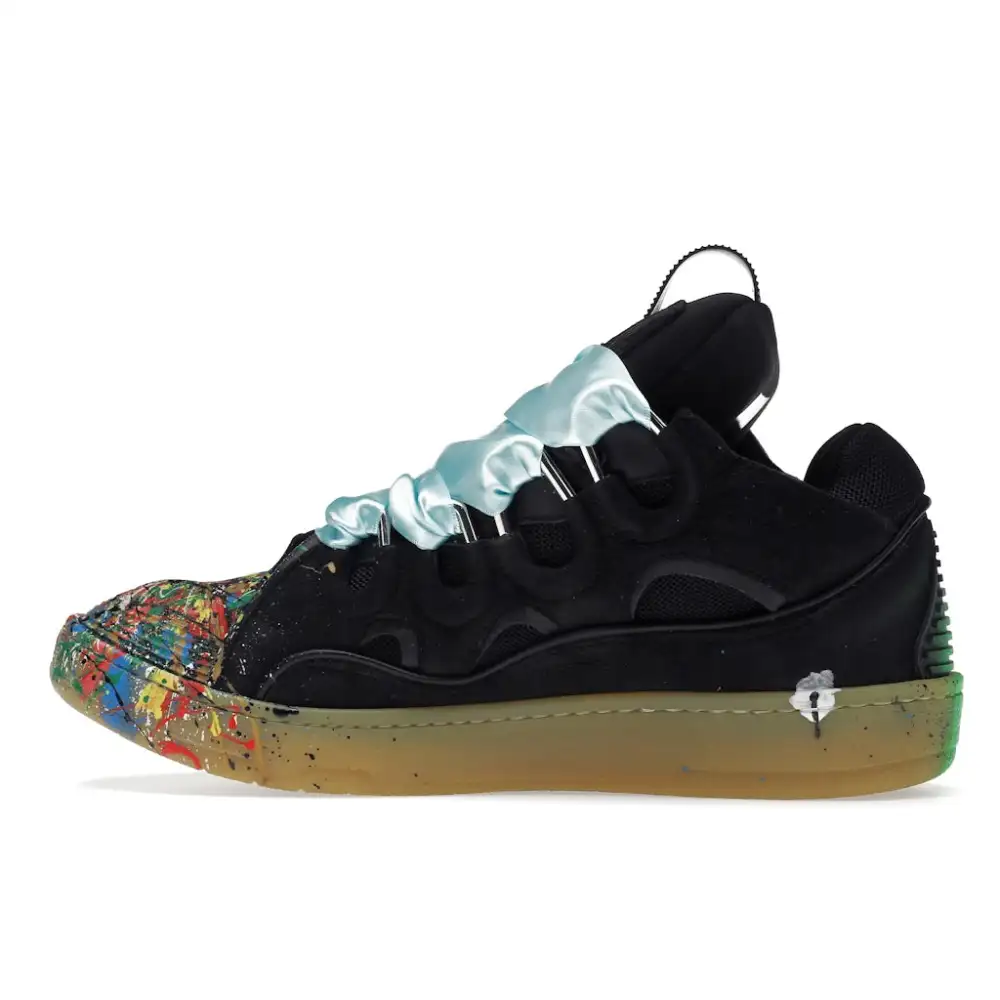Lanvin Leather Curb Sneaker Gallery Dept