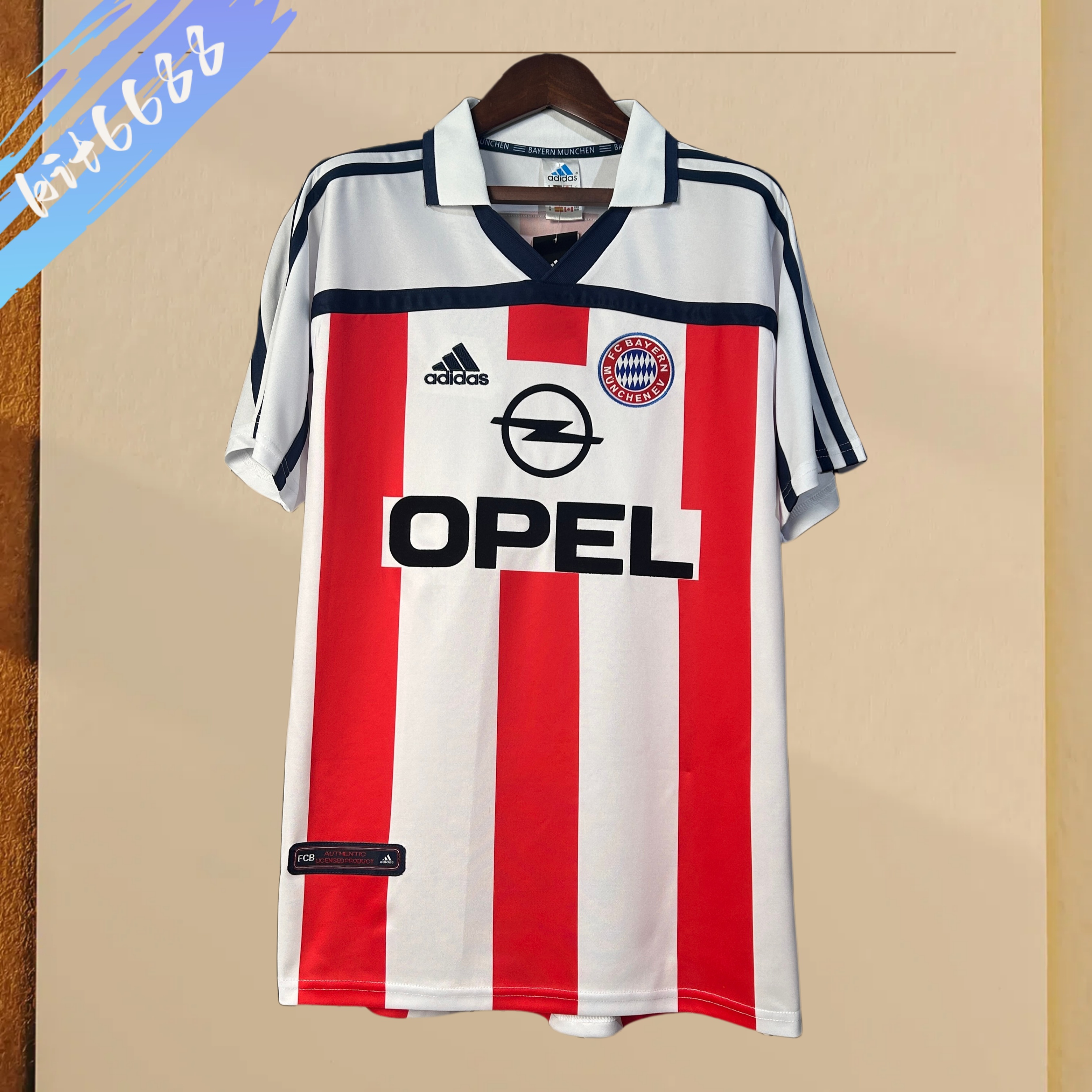 00/02 Bayern Munich Away Retro Football Shirt