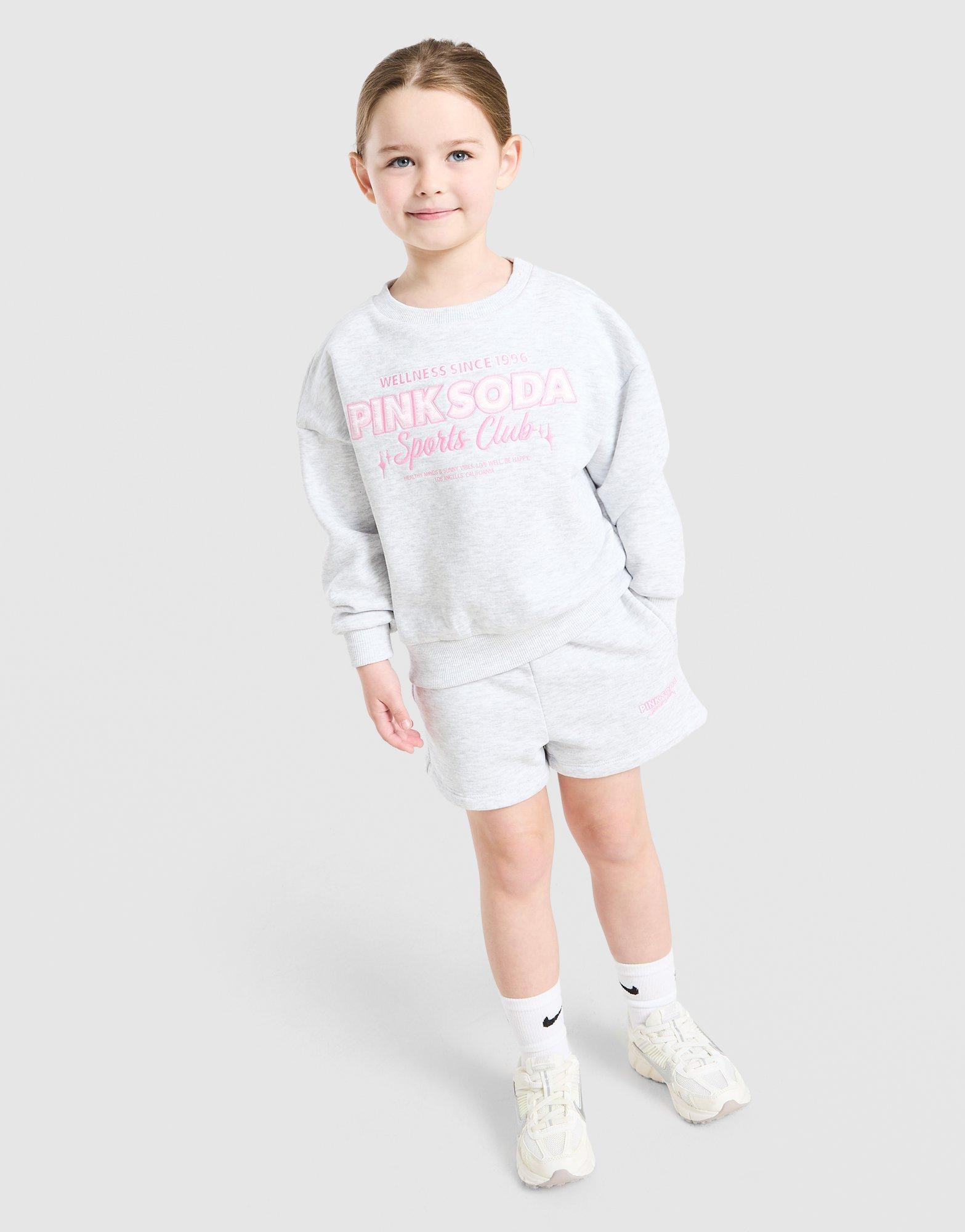 Pink Soda Sport Girls' Holiday Crew Sweatshirt Set Children