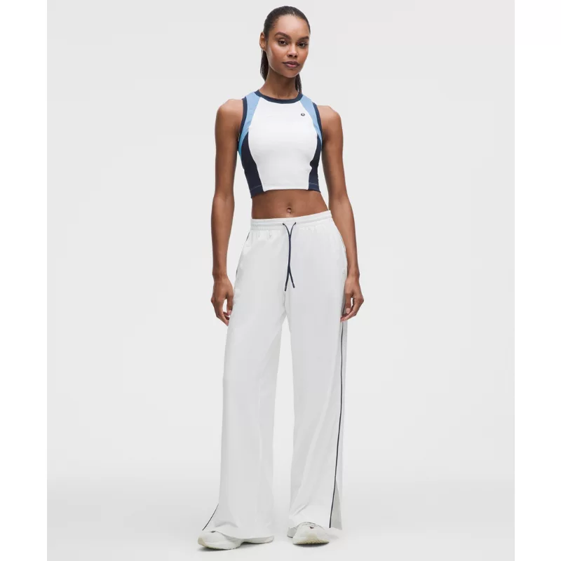 Court Rival Wide-Leg Track Pant Regular Contrast Drawcord
