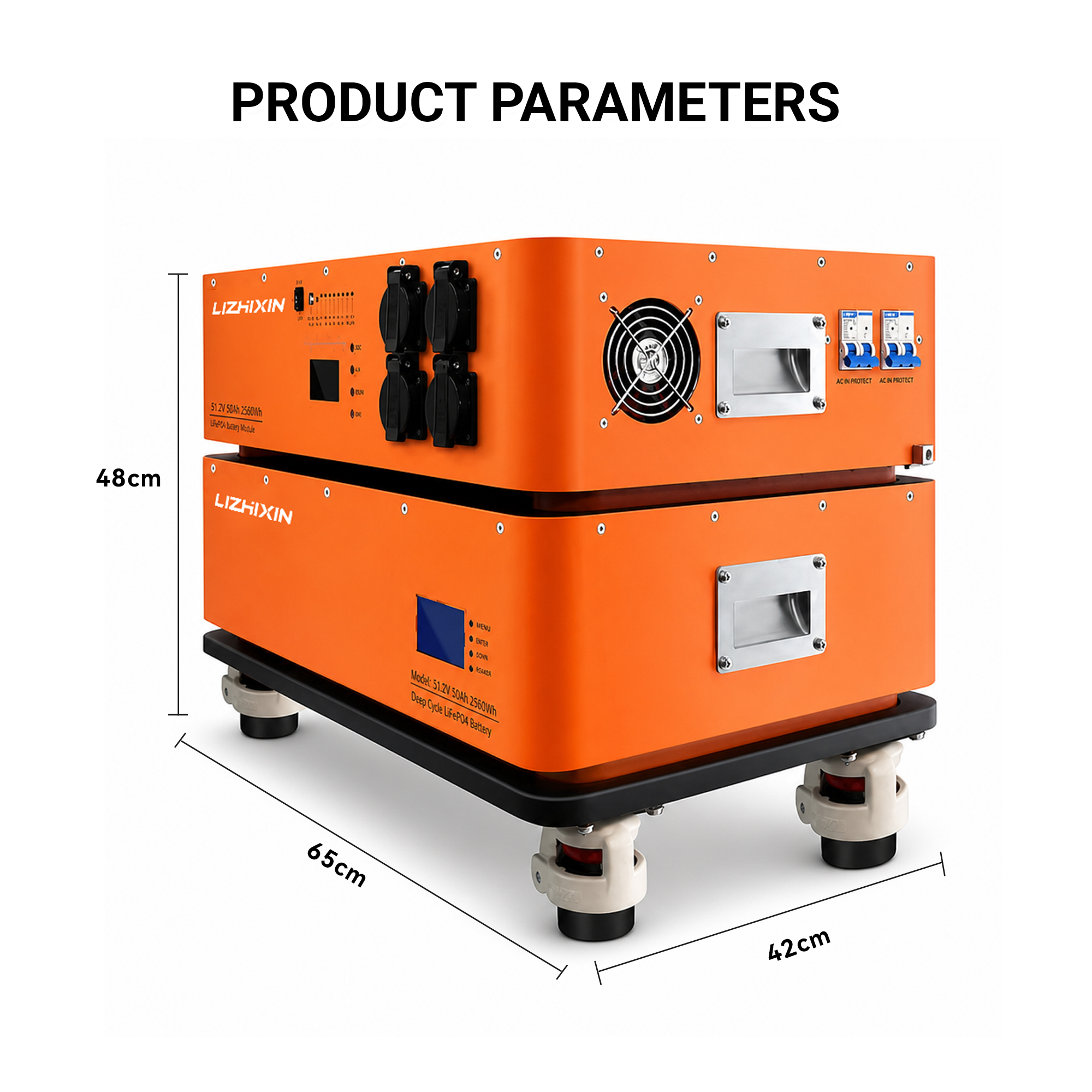 51.2V 150Ah All-in-one Battery