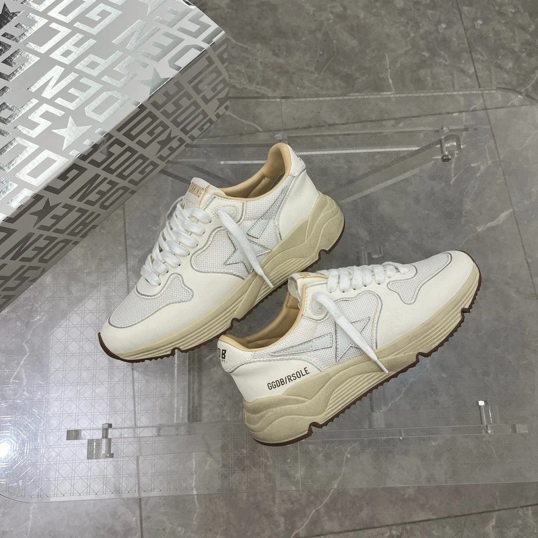Golden Goose Running Sole Genuine Leather Running Shoes