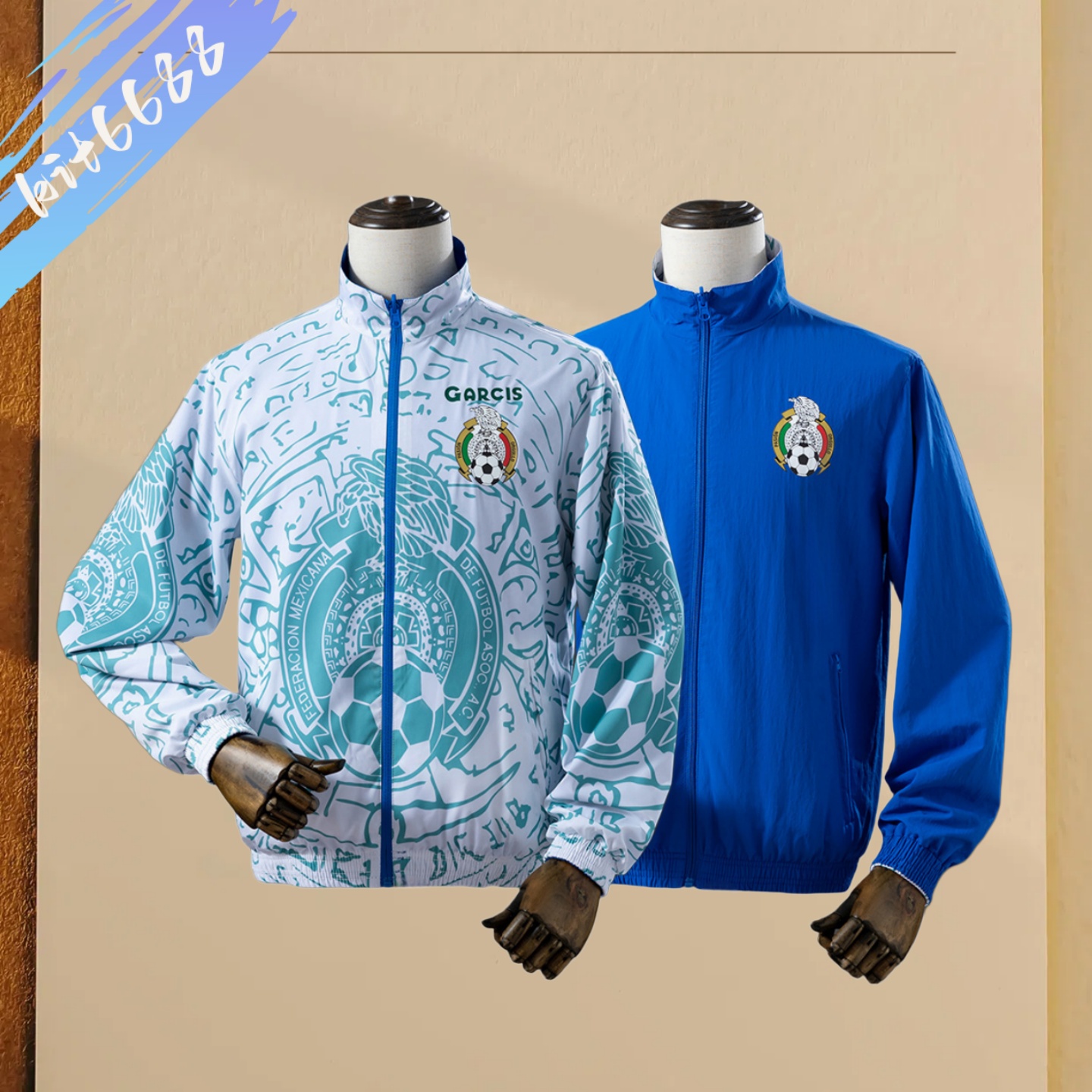 2025 Mexico double-sided waterproof windbreaker