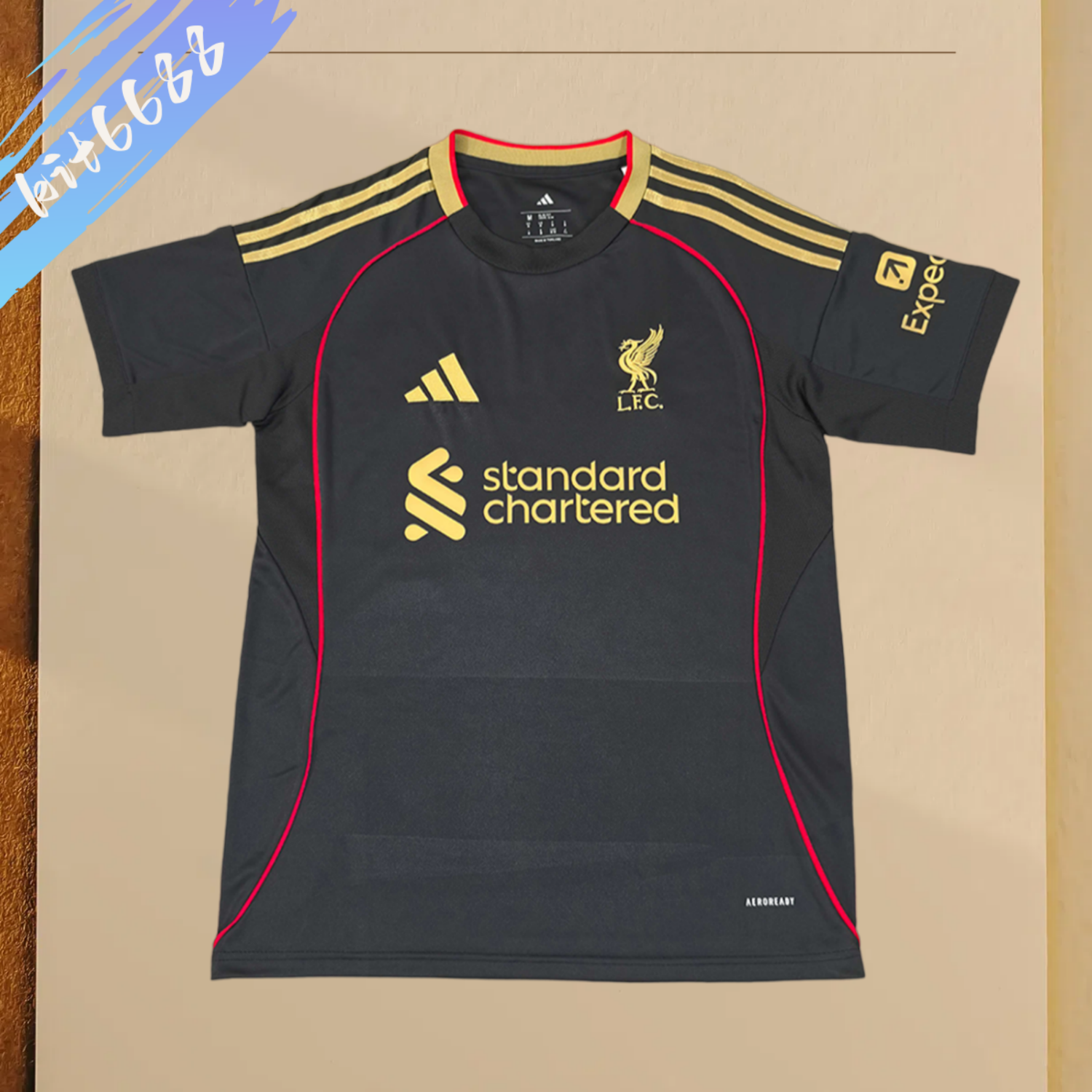 2025/2026 Liverpool Black Special Edition Football Jersey (Fans)