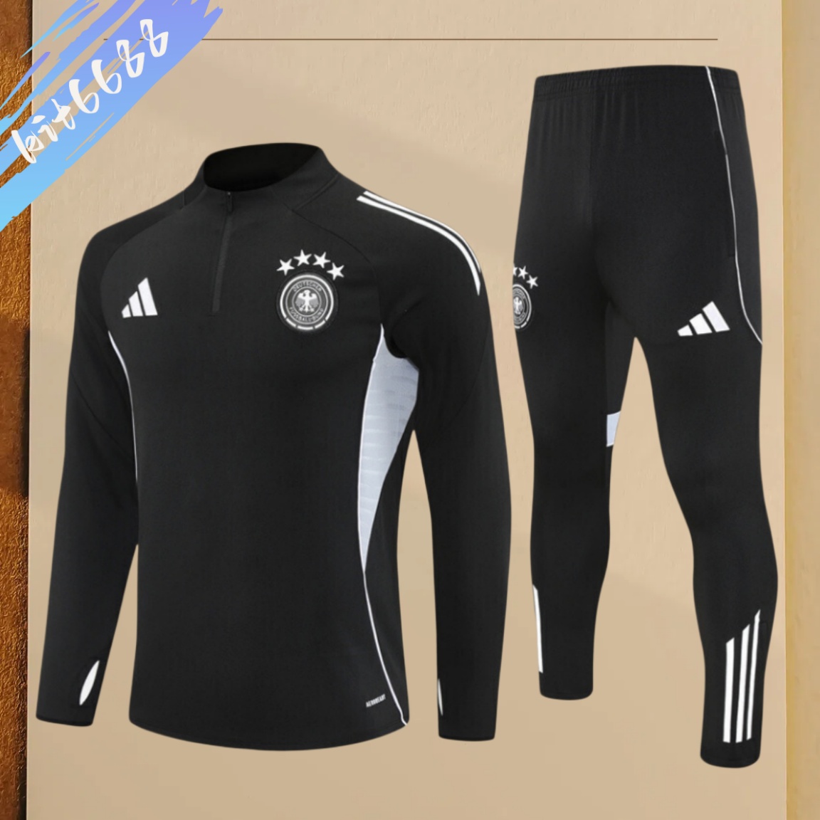 2025/2026 Germany Half Zip Suit (Adult&Kids kit)