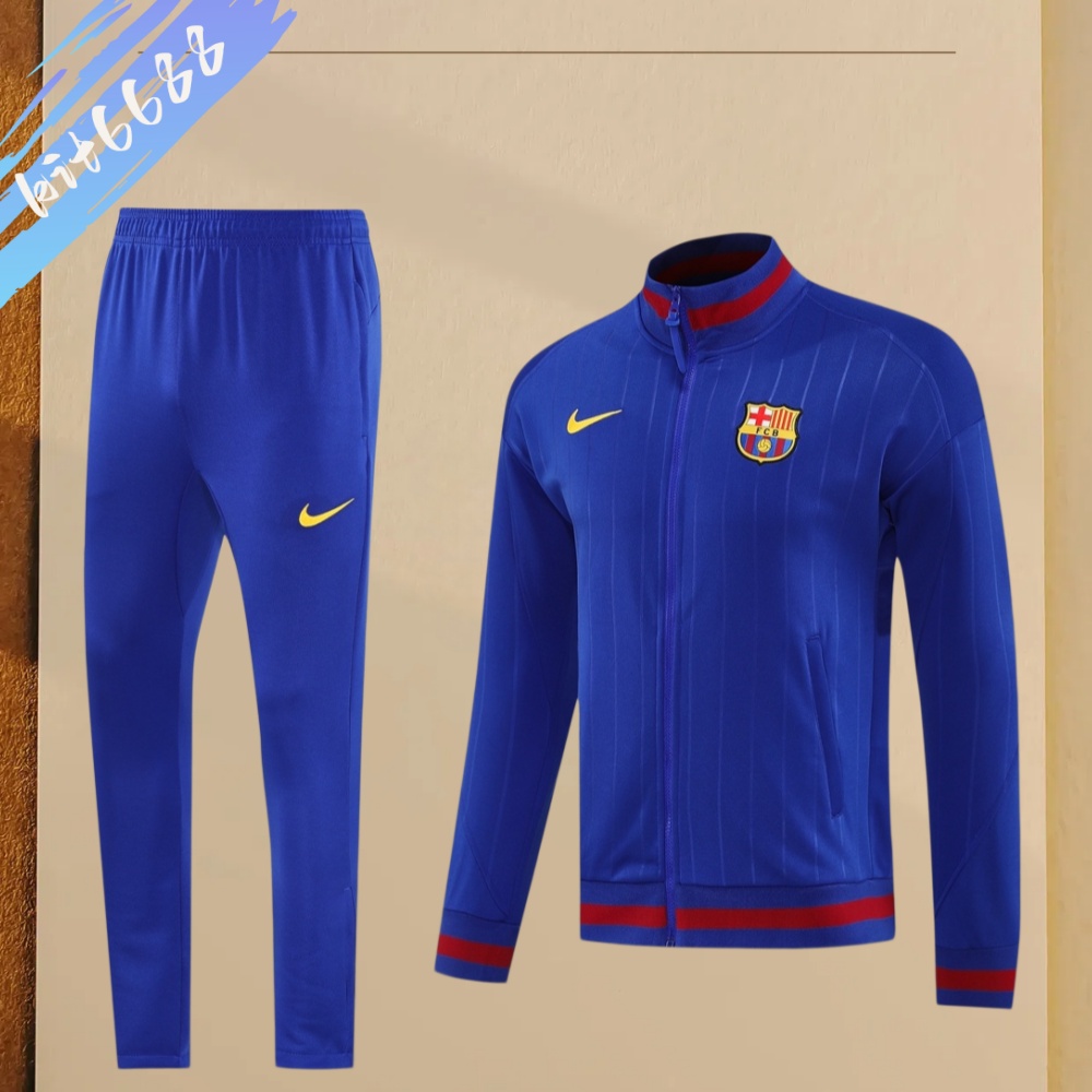 25/26 Barcelona Full Zipper Training Suit (Adult Set)