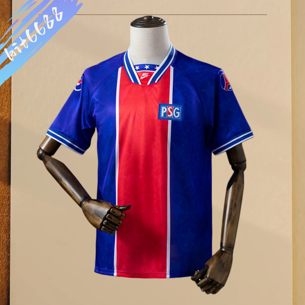 94/95 PSG Paris Saint-Germain home Football Shirt (Retro）