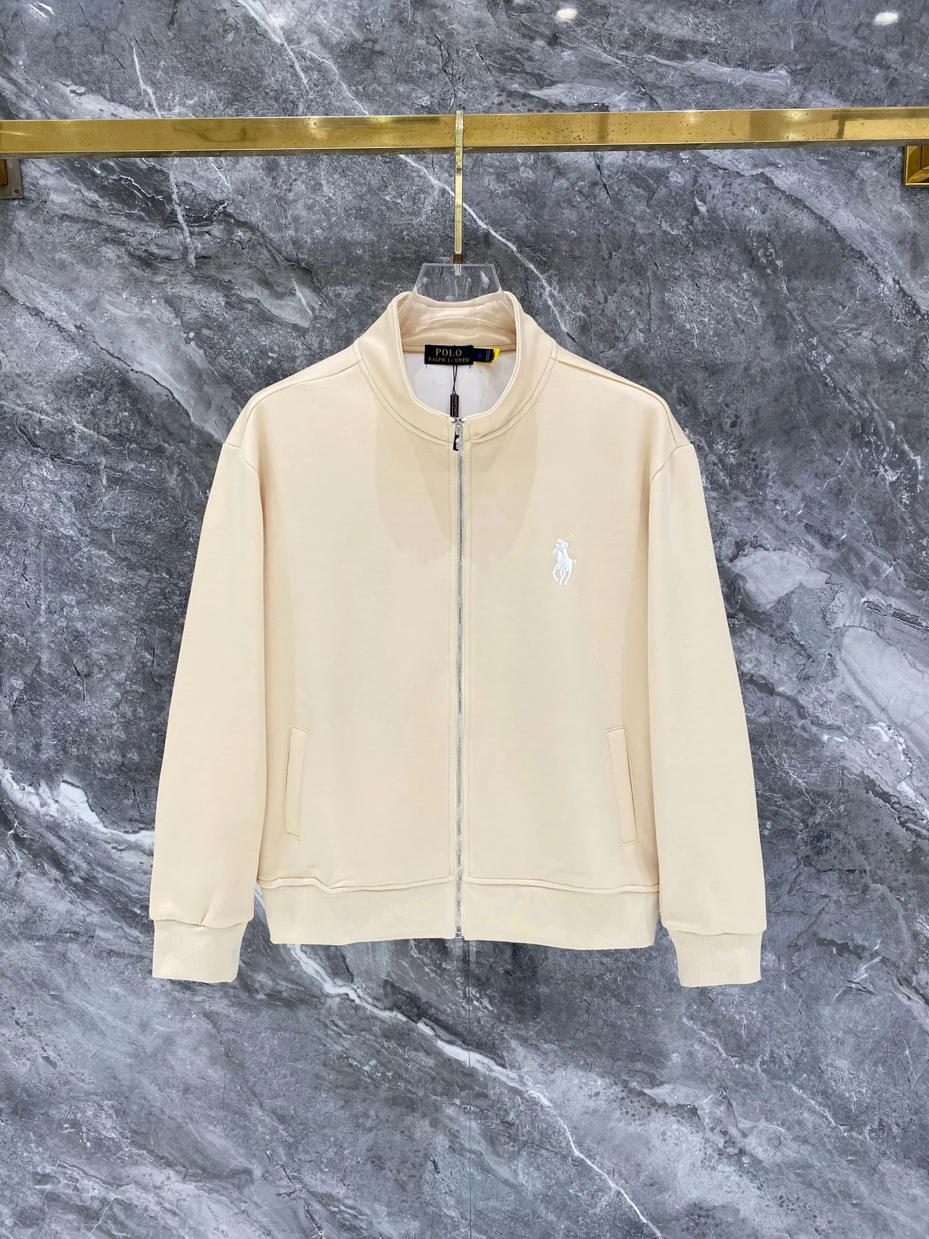 Ralph Lauren 26SS Stickerei Beigefarben Trainingsanzüge RF026276