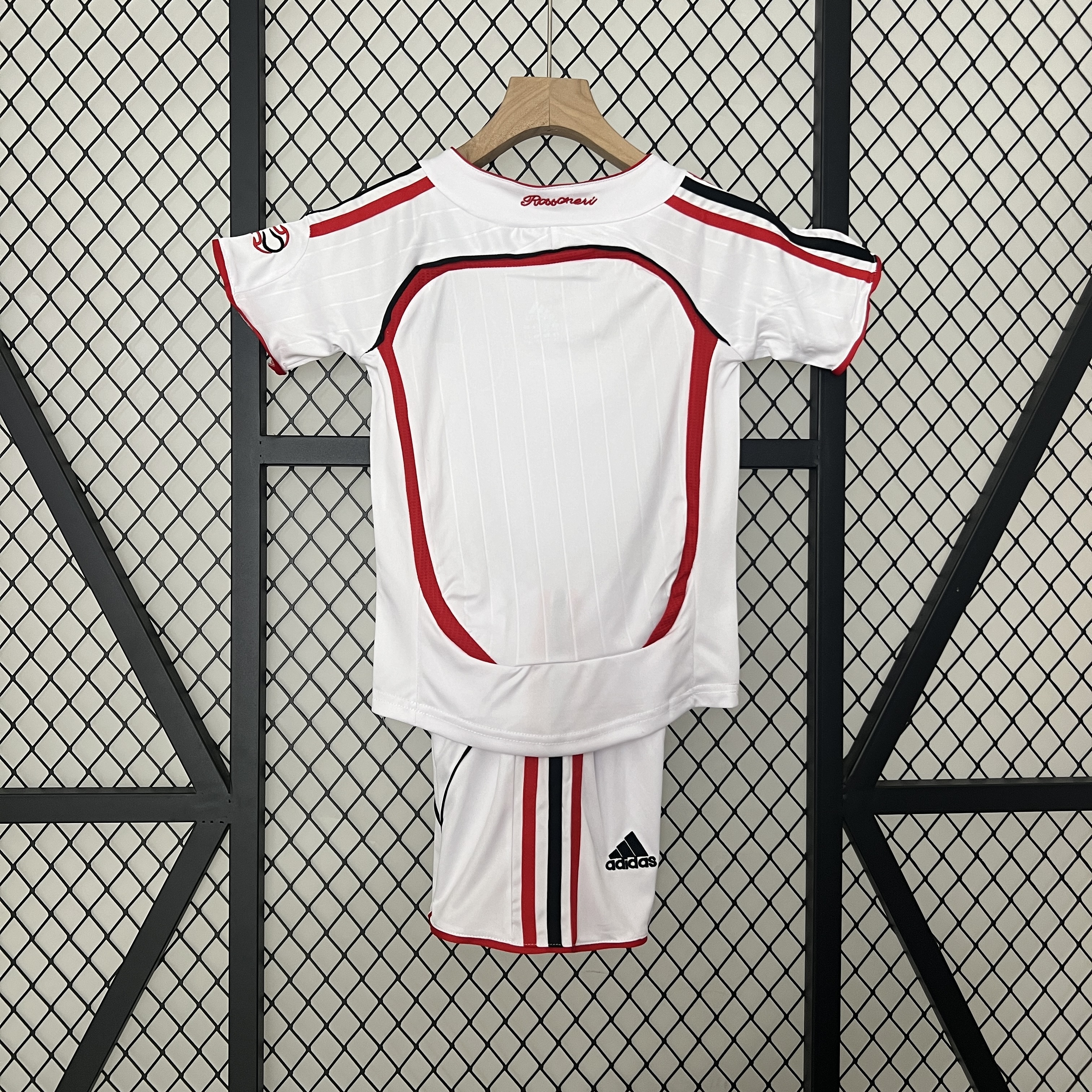 2006/2007 AC Milan Away Retro Football Jersey (Kids Kit)
