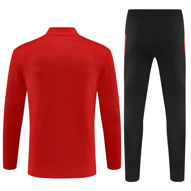 2025/2026 Portugal Kids Half Zip Training Clothes (Kids Kit)