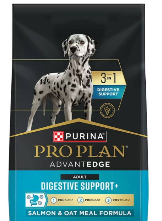 New Product Pro Plan AdvantEDGE Adult Digestive Support+ Salmon & Oat Meal Formula Dry Dog Food