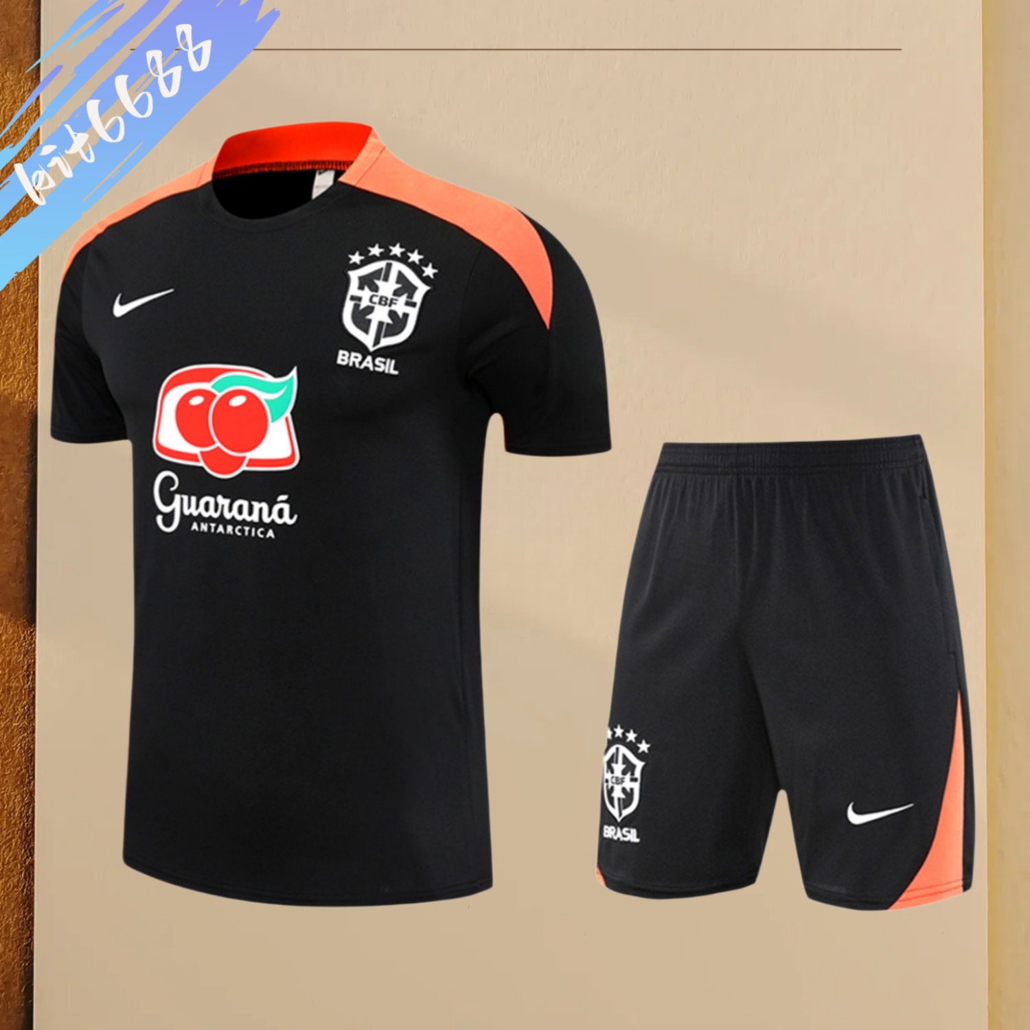 2025/2026 Brazil Short Sleeve Training Kit (Kids Kit)
