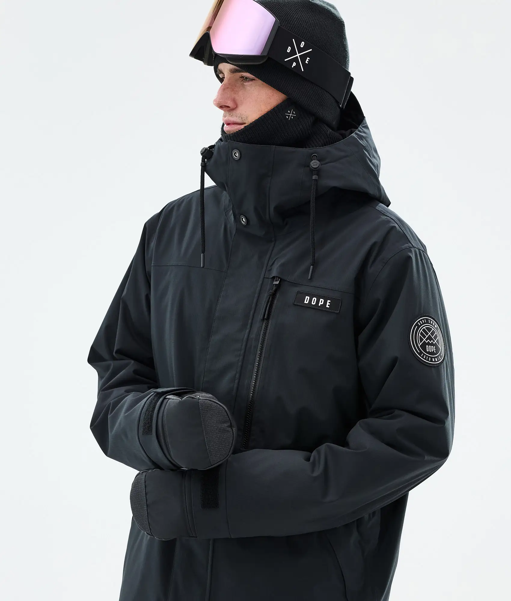 Blizzard Full Zip Snowboard Jacket Men Black