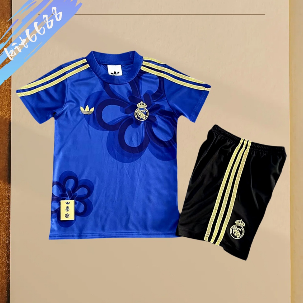 2025/2026 Real Madrid Chinese Style Special Edition Football Shirt (Kids Kit socks)