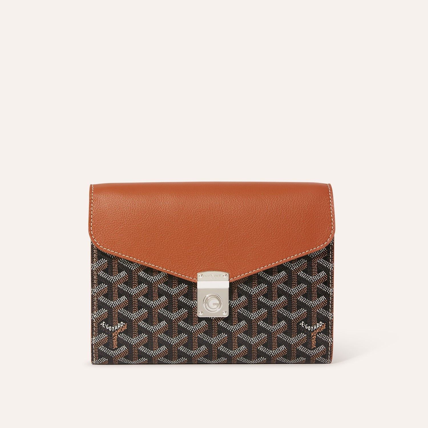 Chypre Wallet-Pouch Black & Tan