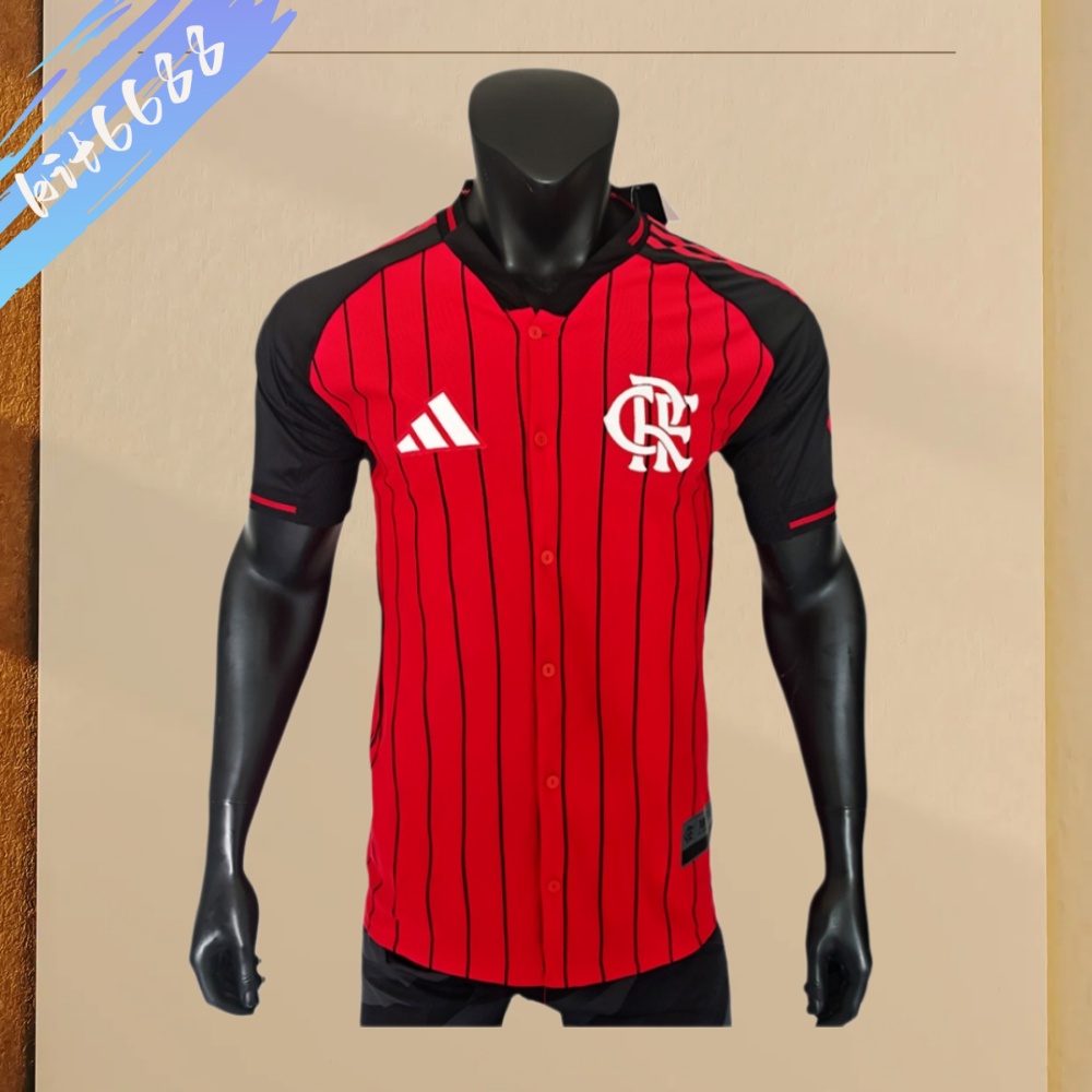 2025/2026 Flamengo Baseball style football shirt Football Shirt (Fans)