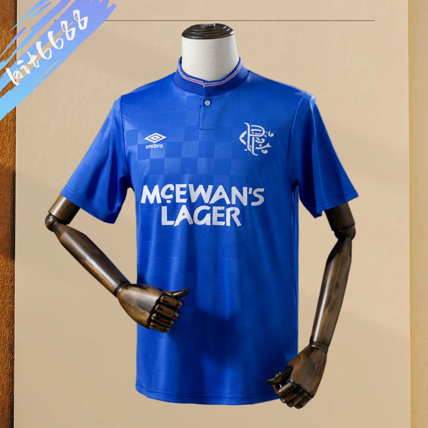 1987/1990 Glasgow Rangers home Retro Football Shirt